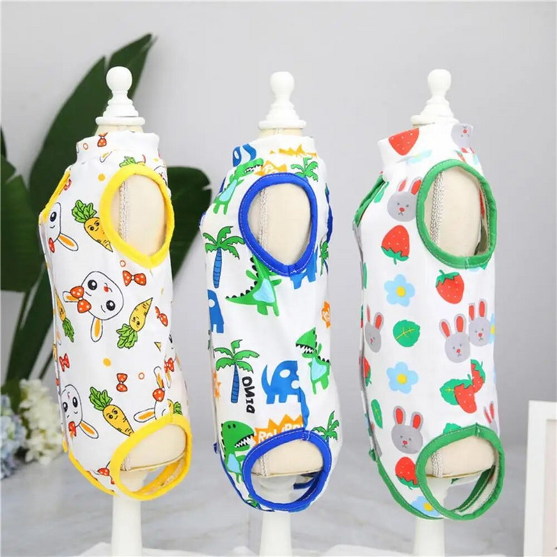 Kaķu atšķiršanas sterilizācijas uzvalks maziem suņiem kaķiem kombinezons pret laizīšanu, atjaunojošs apģērbs pēc operācijas jaukas drēbes mājdzīvnieku kopšanai