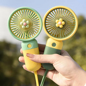 Suvine mini jahutuskonditsioneer Käsitsi pressitud väike ventilaator ühiselamu Üliõpilaste mini kaasaskantav käeshoitav käsijuht, laste ventilaator