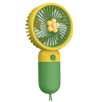 Suvine mini jahutuskonditsioneer Käsitsi pressitud väike ventilaator ühiselamu Üliõpilaste mini kaasaskantav käeshoitav käsijuht, laste ventilaator