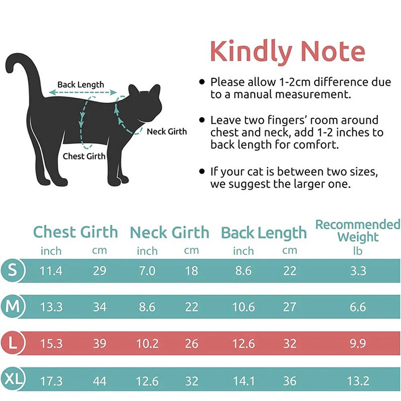 Kaķu profesionāls ķirurģiskas atveseļošanās tērps kaķiem, suņiem E-apkakle Alternatīva kaķēnu kucēniem Ķermeņa aptinumi Elpojošs mājdzīvnieku apģērbs