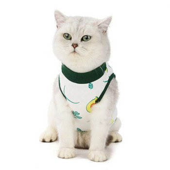 Στολή αποκατάστασης χειρουργικής γάτας Onesie πουκάμισο μετά από χειρουργική επέμβαση Κουτάβι Σκύλος Ρούχα Γάτας Πληγές στην κοιλιά Επιδέσμους Εναλλακτικά Αποτρέψτε το γλείψιμο