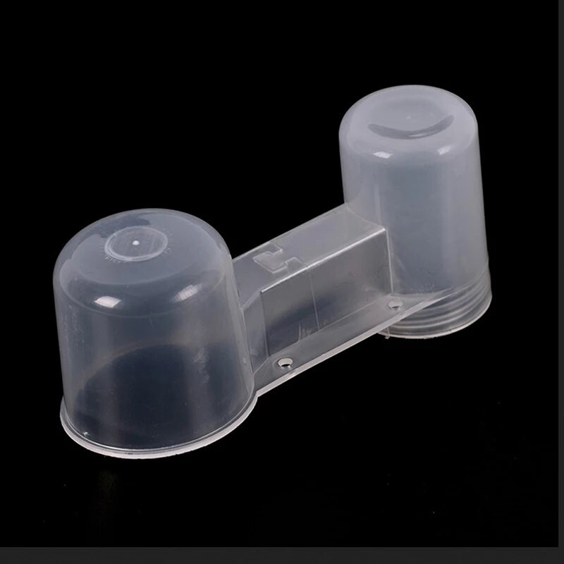 1 τμχ Πλαστικός τροφοδότης τροφοδοσίας ποτών για ζώα συντροφιάς, μπουκάλι νερού, Κοτόπουλο Pigeon Parrot Hamster, Οδηγός νερού για οικογενειακό κήπο