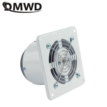 DMWD 4 инча Мощен безшумен вентилатор Вентилатор за баня Вентилатор за изгорели газове Кухненски аспиратор Аспиратор Вентилатор за тоалетни прозорци 25 W