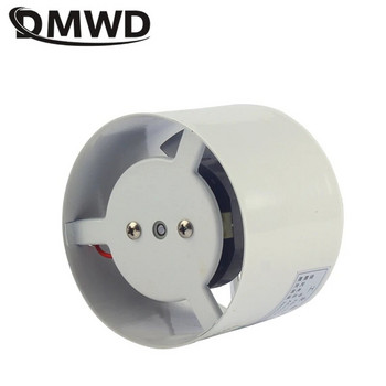DMWD 4 ιντσών Ισχυρός αθόρυβος ανεμιστήρας εξαερισμού μπάνιου ανεμιστήρας κουζίνας Κουκούλα Εξαγωγέας αέρα Τουαλέτας Ανεμιστήρας παραθύρου 25W