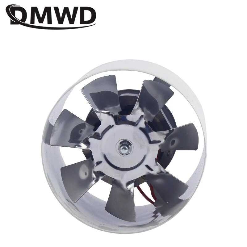 DMWD 4 colių galingas tylus vėdinimo ventiliatorius vonios kambario išmetimo ventiliatorius virtuvės gartraukis oro ištraukiklis tualeto lango ventiliatorius 25W