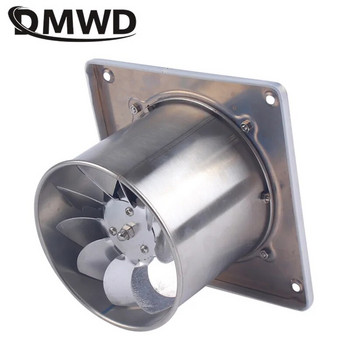 DMWD 4 ιντσών ανεμιστήρας εξαερισμού από ανοξείδωτο χάλυβα ανεμιστήρας εξάτμισης μπάνιου Κουζίνα Κουκούλα Εξαγωγέας αέρα Τουαλέτα Ανεμιστήρας Αφαίρεση οσμής