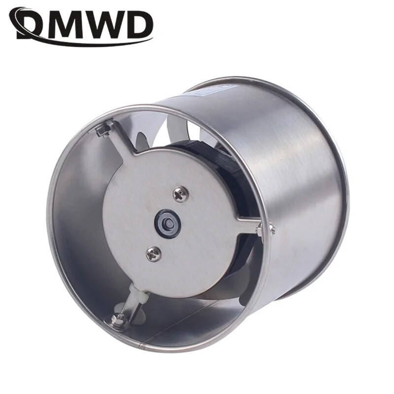 DMWD 4 colių nerūdijančio plieno vėdinimo ventiliatorius Vonios išmetimo ventiliatorius Virtuvės gartraukis Oro ištraukiklis Tualeto ventiliatorius Pašalinkite kvapą