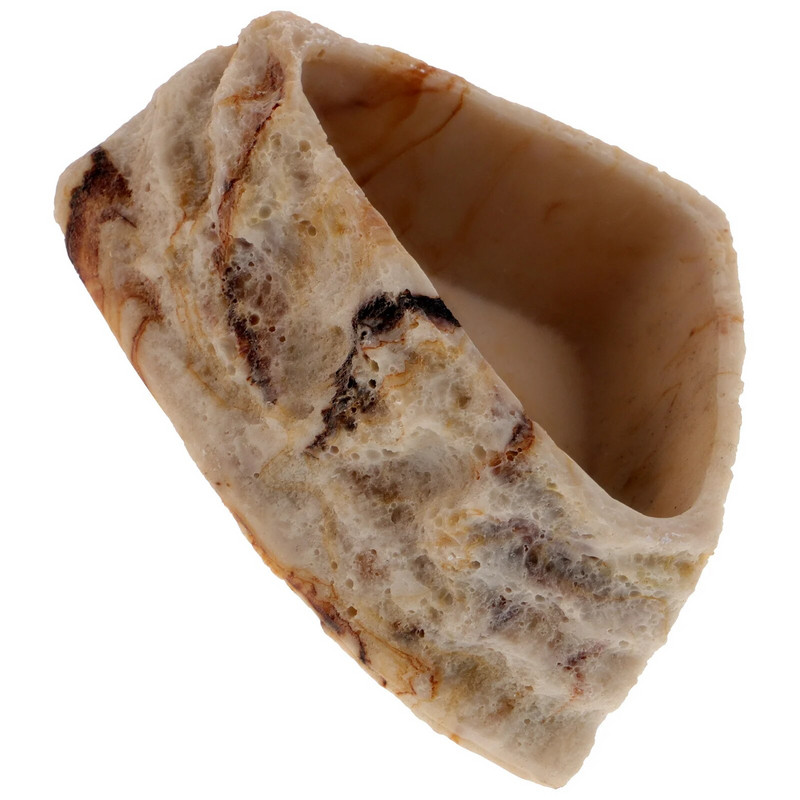 Reptile Food Water Bowl Turtle Tank Feeder Resin Food Container Reptile Water Bowl for Tortoise