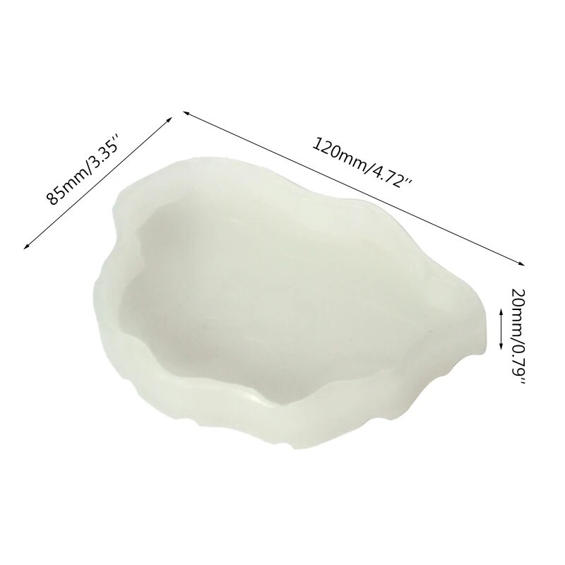 Reptile Bowls Terrarium Feeding Worm Dish Reptile Mealworm Feeder Dish Πλαστικό μπολ για FROG Snake Spiders Turtles