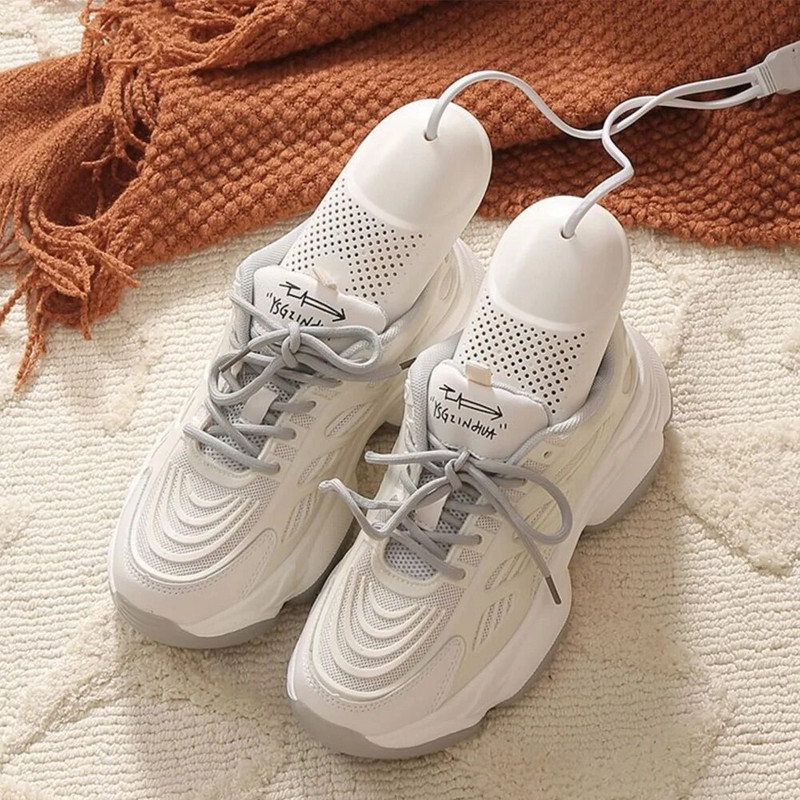 Uscător de pantofi portabil Dezumidificator de pantofi electric 360° Încălzitor de temperatură constantă Dezodorizare pantofi Mașină de uscare clăpari