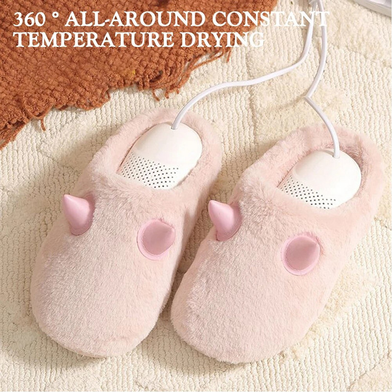 Uscător de pantofi portabil Dezumidificator de pantofi electric 360° Încălzitor de temperatură constantă Dezodorizare pantofi Mașină de uscare clăpari