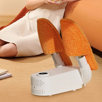 Сгъваема сушилня за обувки Интелигентен изсушител за сушене на въздуха Преносима електрическа машина за сушене на обувки Време за автоматично изключване за дома, пътуване на открито