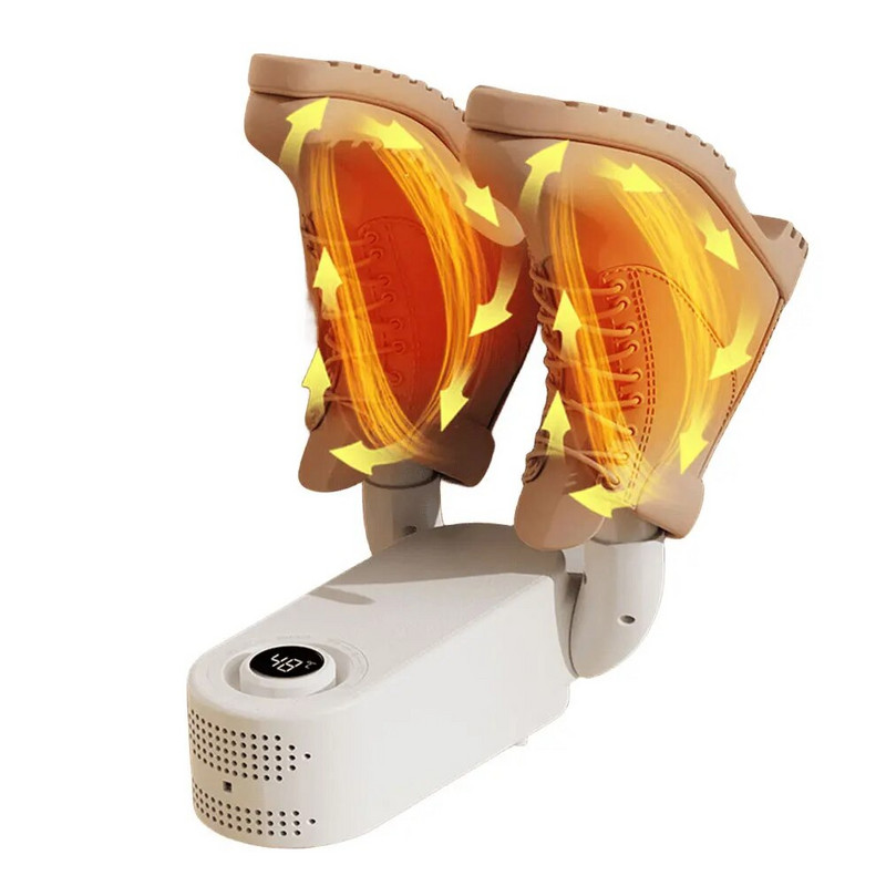 Sulankstomas batų džiovintuvas Išmanusis džiovinimo sausintuvas Nešiojama elektrinė batų džiovinimo mašina automatinio išsijungimo laikas kelionėms namuose