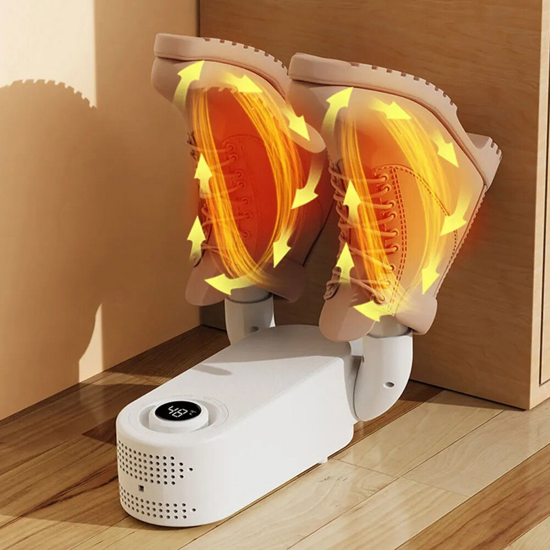 Sulankstomas batų džiovintuvas Išmanusis džiovinimo sausintuvas Nešiojama elektrinė batų džiovinimo mašina automatinio išsijungimo laikas kelionėms namuose