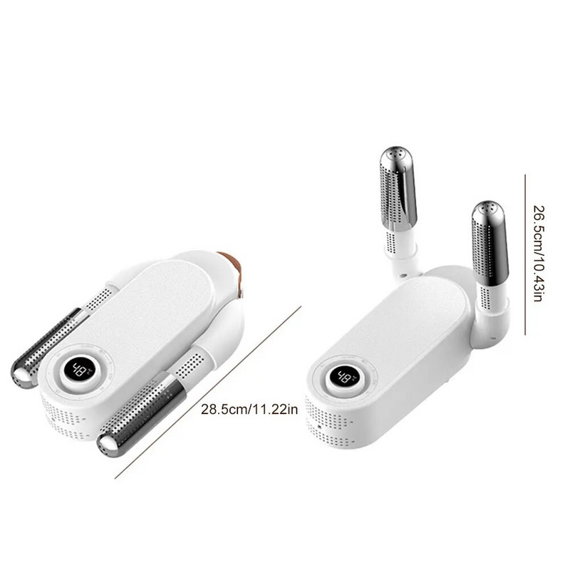 Sulankstomas batų džiovintuvas Išmanusis džiovinimo sausintuvas Nešiojama elektrinė batų džiovinimo mašina automatinio išsijungimo laikas kelionėms namuose