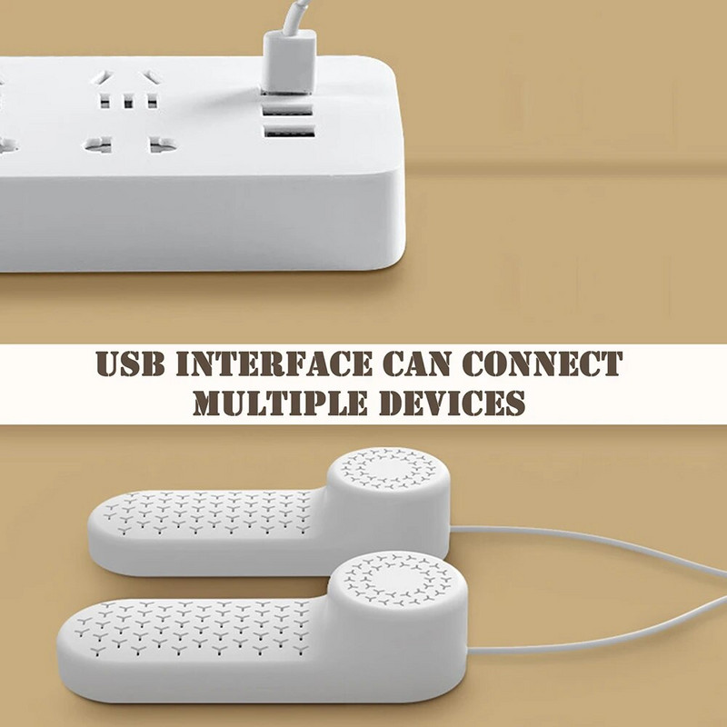 Στεγνωτήριο ηλεκτρικών παπουτσιών Loop UV Sanitizor PTC Heater Σταθερή θερμοκρασία Στέγνωσης απόσμησης για το χειμώνα που βρέχει USB Στεγνωτήριο παπουτσιών