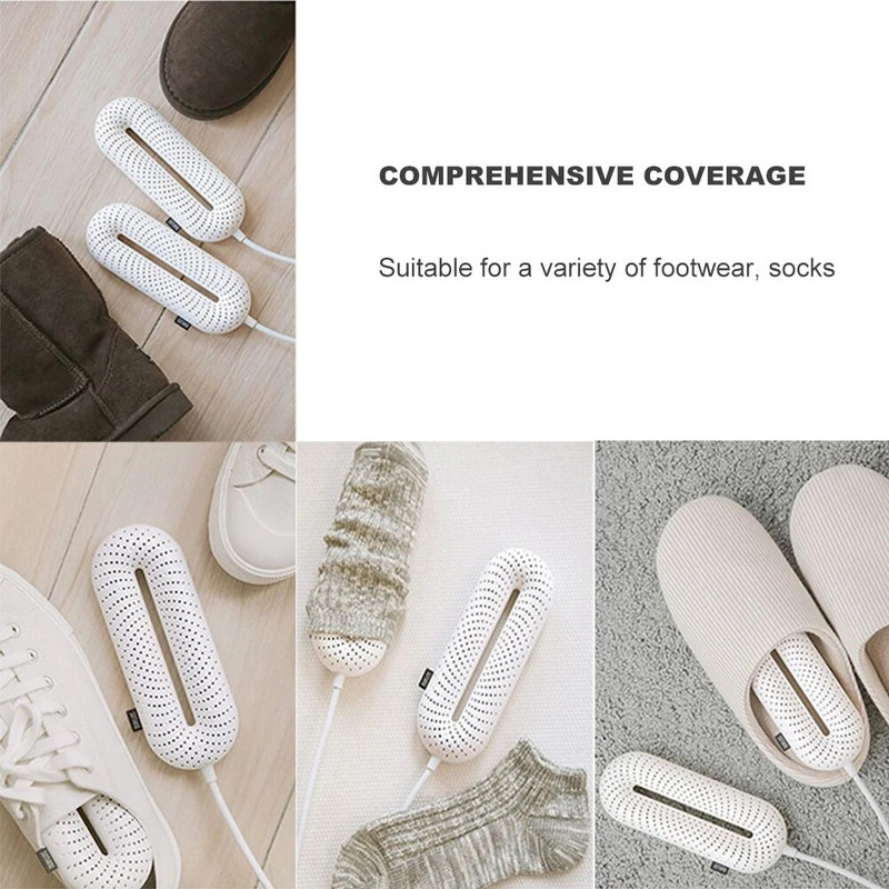 Dezodorēšanas apavu žāvētājs mājas elpojošs elektriskais apavu sildītājs pēdu aizsargs