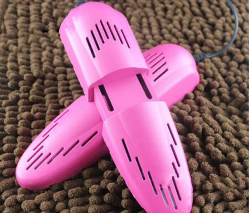 Δωρεάν αποστολή Race Car Shape Voilet Light Dryer Shoe Foot Protector Boot Odor Deodorant Dehumidify Device Shoes Drier Heater