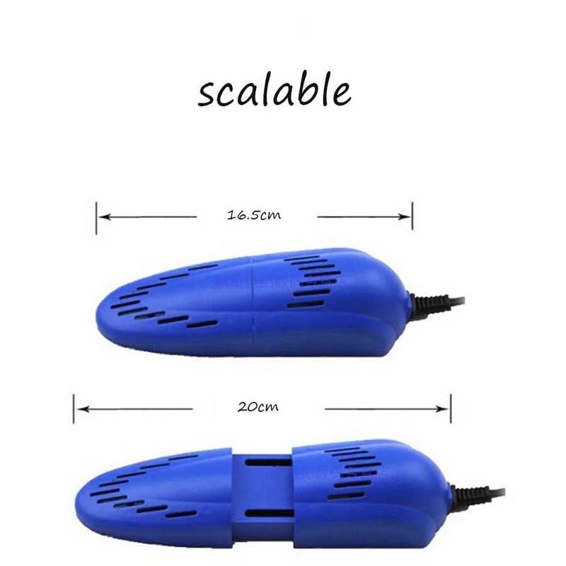 Δωρεάν αποστολή Race Car Shape Voilet Light Dryer Shoe Foot Protector Boot Odor Deodorant Dehumidify Device Shoes Drier Heater