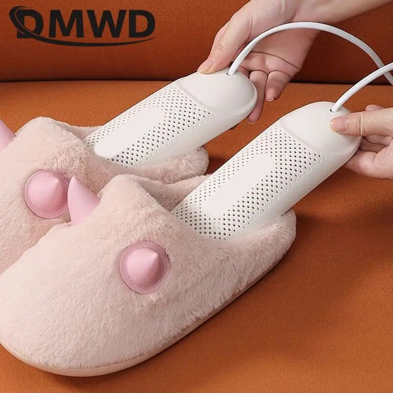 DMWD Mājsaimniecības apavu žāvētājs Elektriskā žāvēšanas mašīna Ievelkamās zeķes Sildītājs Drēbes Siltāks UV Sterilizators Smaku Noņēmējs 220V