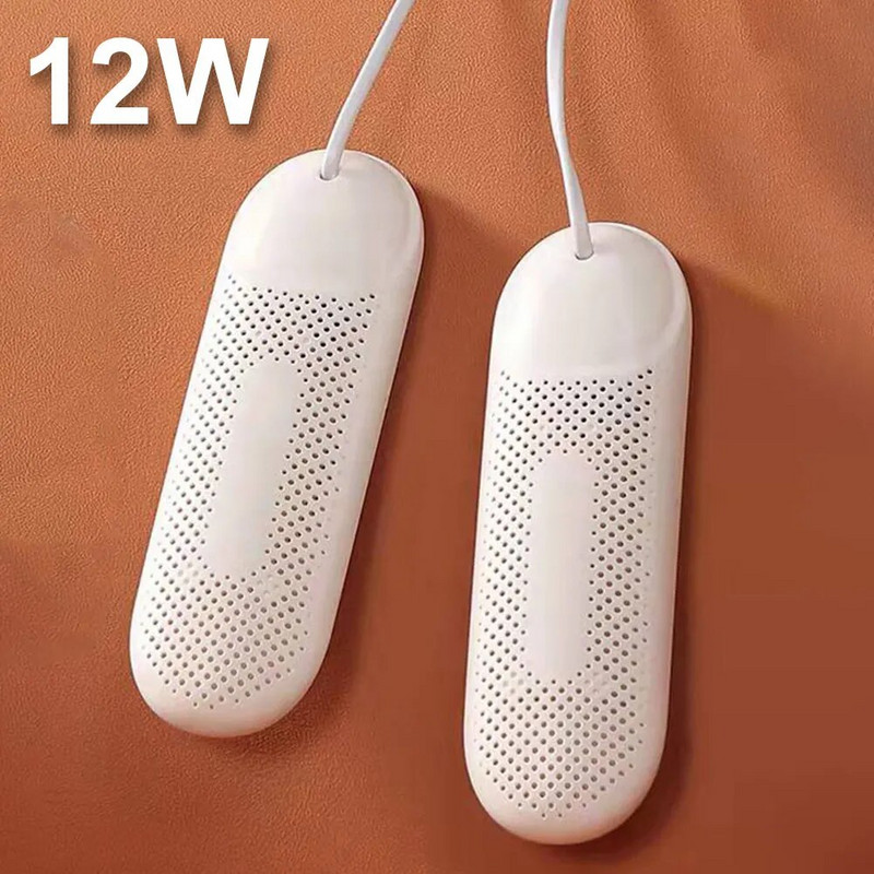 Kāju žāvētājs apavu dezodorētājs ar taimeri 12 W kurpes, apsildāmas, siltāks, novērš sliktu smaku 110-220 V pēdu aizsargs, sausina apavu sildītājs