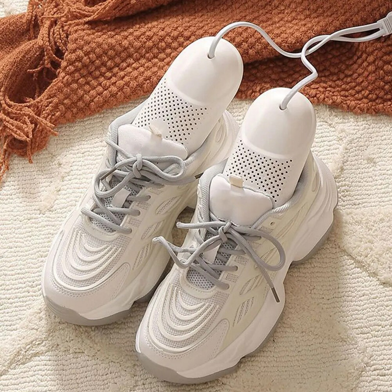 Kāju žāvētājs apavu dezodorētājs ar taimeri 12 W kurpes, apsildāmas, siltāks, novērš sliktu smaku 110-220 V pēdu aizsargs, sausina apavu sildītājs