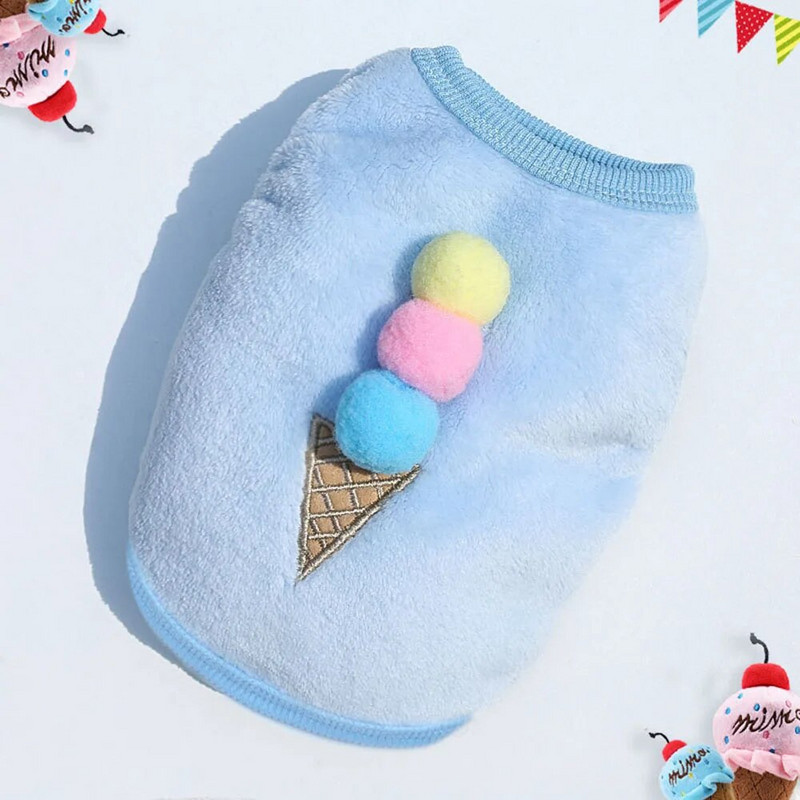 Kaķu džemperis Mazs suns Apģērbs Ziemai Silts Mīlīgs Mājdzīvnieku Džemperi Flaneļa Kaķu Vestes Tērpi Čivavas Jorku taksi maziem suņiem