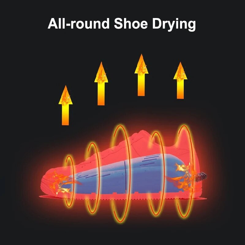 Φορητό ανασυρόμενο στεγνωτήριο παπουτσιών ανδρικών και γυναικείων αποστείρωσης Αποσμητικό στεγνωτήριο παπουτσιών Χειμερινός θερμαντήρας για θερμή εσωτερική σόλα