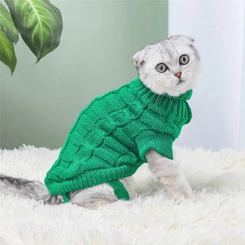 Ρούχα για γάτες για κατοικίδια Ρούχα για κατοικίδια Πουλόβερ για σκύλους για κατοικίδια Ρούχα για γάτες σκύλους Kitty Outfit Pure T Shirt Κοστούμι γιλέκο για σκύλους