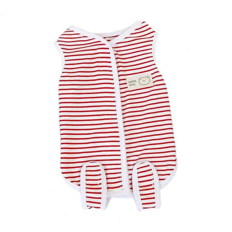 Zaštitna odjeća za mačke Šareno prugasto odijelo za sterilizaciju kućnih ljubimaca Traka za pričvršćivanje Traka za zatvaranje Odjeća za oporavak za pse Mačke za male