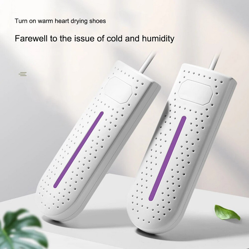 Πτυσσόμενος θερμαντήρας ποδιών Ρυθμιζόμενος αποσμητικός συσκευή αφύγρανσης με ελαφριά φόρτιση USB για παπούτσια/γάντια/καπέλα/κάλτσες/μπότες σκι