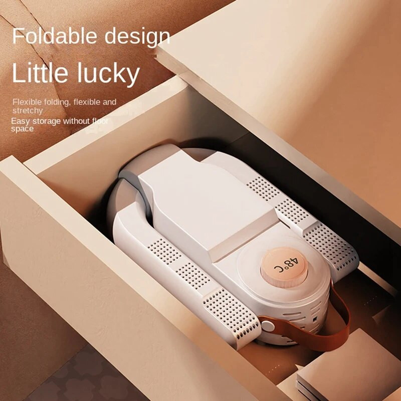 Batų džiovintuvas Batų džiovintuvas su laikmačiu Nešiojamas ištraukiamas batų džiovintuvas pašalina kvapus ir dezinfekuoja batus, patvarus