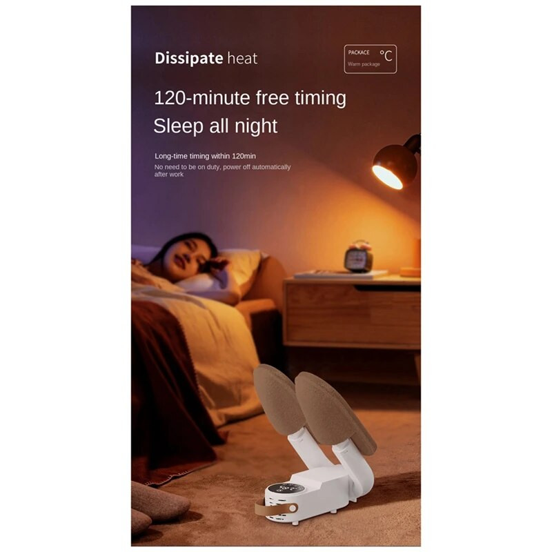 Batų džiovintuvas Batų džiovintuvas su laikmačiu Nešiojamas ištraukiamas batų džiovintuvas pašalina kvapus ir dezinfekuoja batus, patvarus