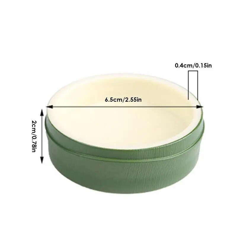 Reptile Water Bowl Τροφοδοσία φαγητού Πιάτο πιάτων για πόση Επαναχρησιμοποιήσιμα μπολ με νερό πιάτων τροφοδοσίας ερπετών για Gecko Tortoise Frog Hermit