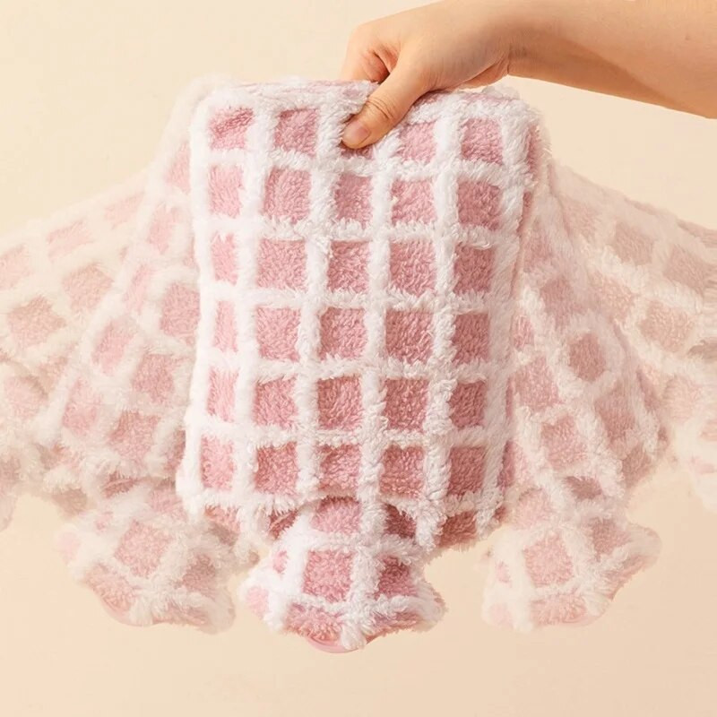 Μεγάλη τσάντα ζεστού νερού 1000/1500ml με βελούδινο κάλυμμα Winter Hand Foot Warmer επαναχρησιμοποιήσιμη τσάντα ζεστού νερού χειμερινά δώρα