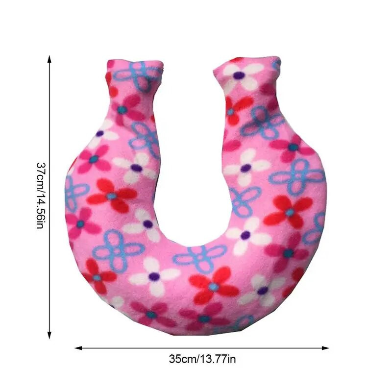 1400ML Σχήμα U πίσω λαιμού τσάντα ζεστού νερού ώμου Συσκευή μασάζ σώματος Λαιμός διατήρησης θερμότητας Τσάντα ζεστού νερού Winter Keep Warm Water Τσάντα