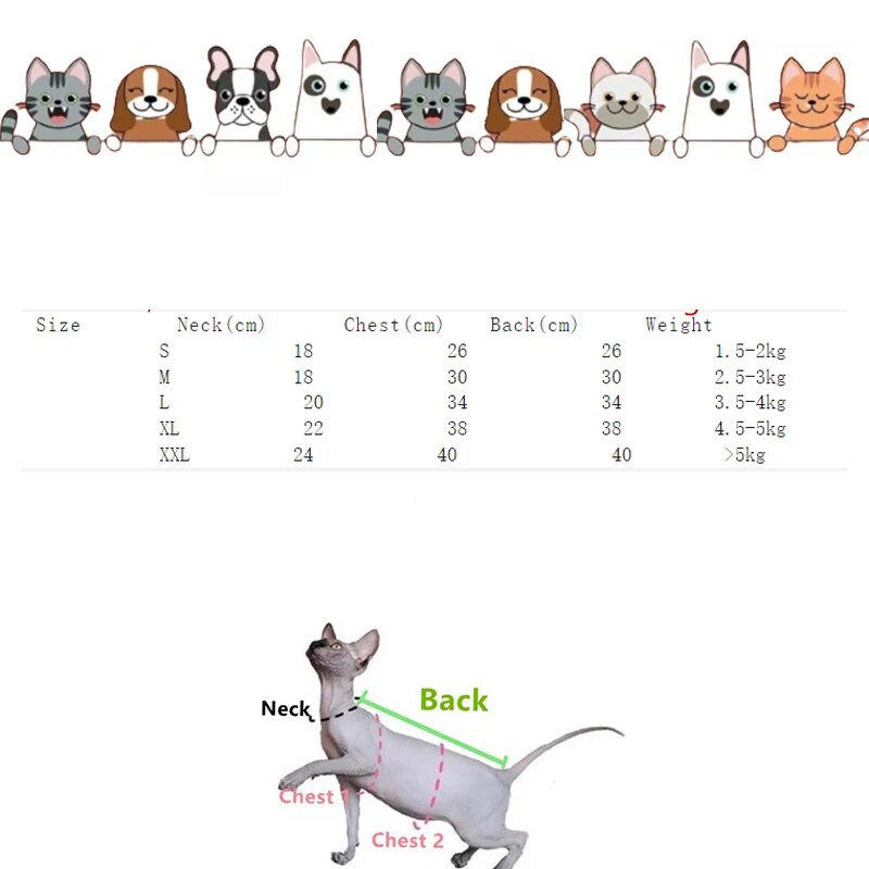 Nyári Sphnx macska ruházat Sphinx rózsaszín pamut mellény puha aranyos ujjatlan ing cicák kabát légáteresztő Devon Rex puha ruházat