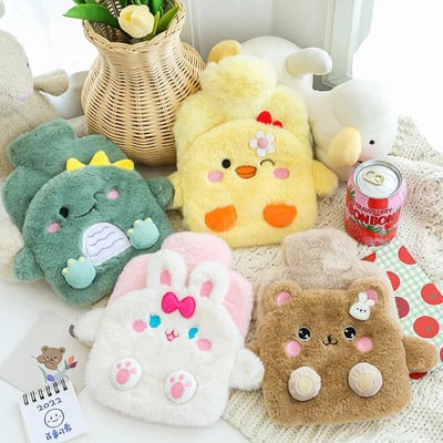 1 τεμ. Lovely Cartoon Hand Po Μπουκάλι ζεστού Νερού 400ml Φορητά Hand Warmer Girls Pocket Hand Feet Hot Water bag