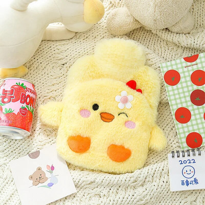 1Gb Lovely Cartoon Hand Po siltā ūdens pudele 400ml karstā ūdens pudeles pārnēsājamas roku sildītājs meitenēm kabatas roku pēdu karstā ūdens maisiņi