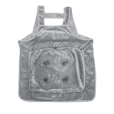 Kaķu pārnēsāšanas priekšauts ar caurumiem Āra ceļojumi Mazie kaķu suņi Piekarināma krūšu soma guļamkabata Ziemas plīša mājdzīvnieku pārnēsāšanas soma