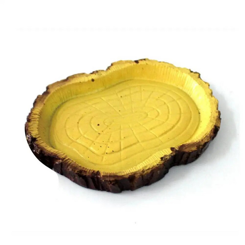 Ρητίνη πιάτο Reptile Food Water Bowl Vivarium Animal Turtle Gecko Snake Feeder