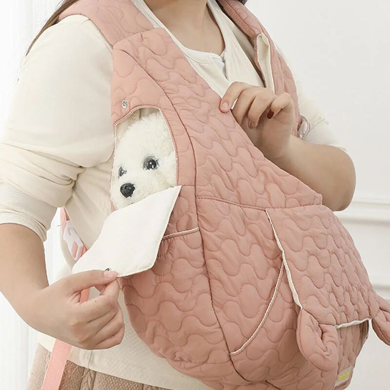 Τσάντα χειμερινής στήθους για κατοικίδια Τσάντα εξαιρετικά μεγάλης χωρητικότητας για σκύλους και γάτες Αδιάβροχη και ανθεκτική στον άνεμο φορητή τσάντα για κατοικίδια