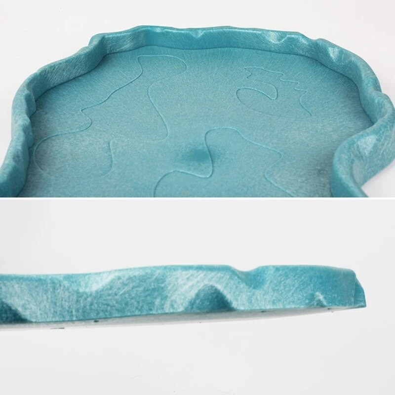 Zdjela za reptile za kornjaču Posuda za vodu Plastična zdjela za hranu Hranilica otporna na bijeg za male kućne ljubimce srednje veličine Gušter Leopard