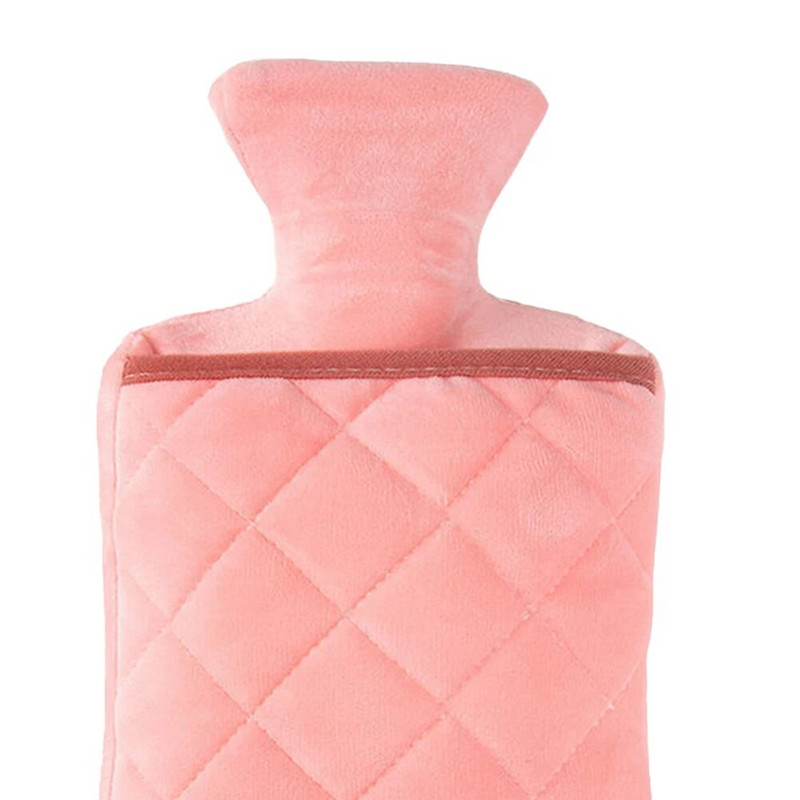 Μπουκάλι ζεστού νερού Μπουκάλι ζεστού νερού Παχύ 1/2 λίτρο Ζεστό τσάντα ζεστού νερού μακράς διαρκείας Θέρμανση χεριών και ποδιών για παιδιά, άνδρες και γυναίκες