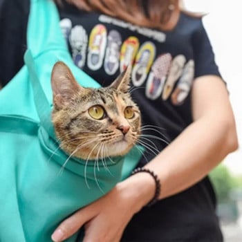 Σακίδιο ταξιδιού Cat Outing Φορητό ρυθμιζόμενο τσάντες αγγελιοφόρων κατοικίδιων με έναν ώμο Fashion Oxford Fabric Comfort Αναπνεύσιμη τσάντα για κατοικίδια