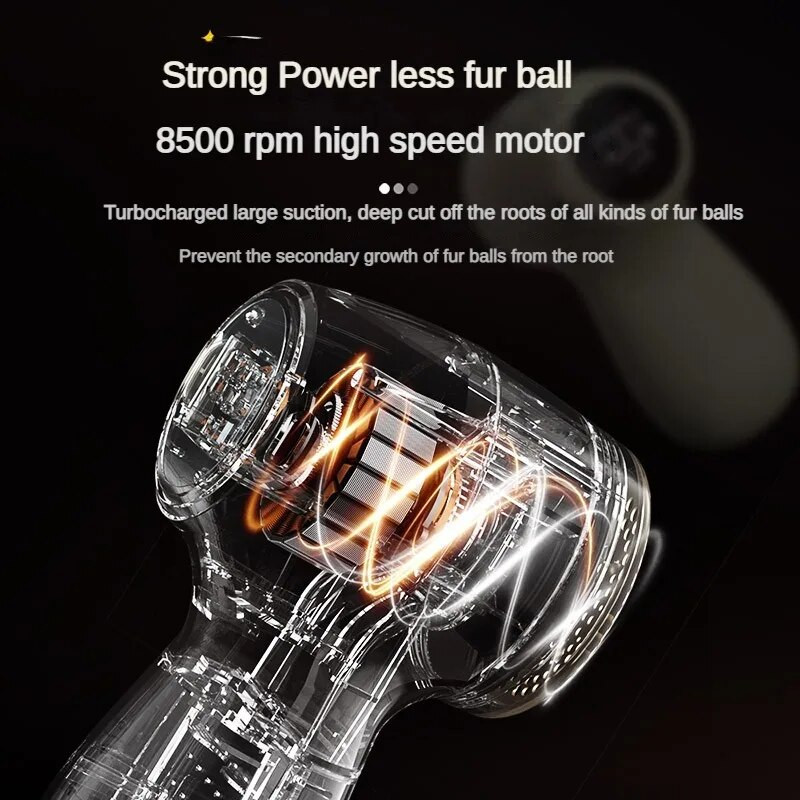 Odstranjivač vlakana Prijenosni USB punjivi s velikim LED zaslonom Odstranjivač dlačica Odjeća Tkanina Brijač Kuglica za kosu Trimer