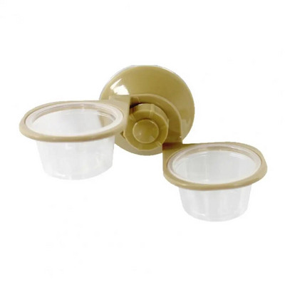 Crawler Pet Feeder Πρακτική τροφή για ερπετά κρεμαστά μονή διπλή λεκάνη Κατσαρόλα με ισχυρή αναρρόφηση ερπετό νερό λεκάνη