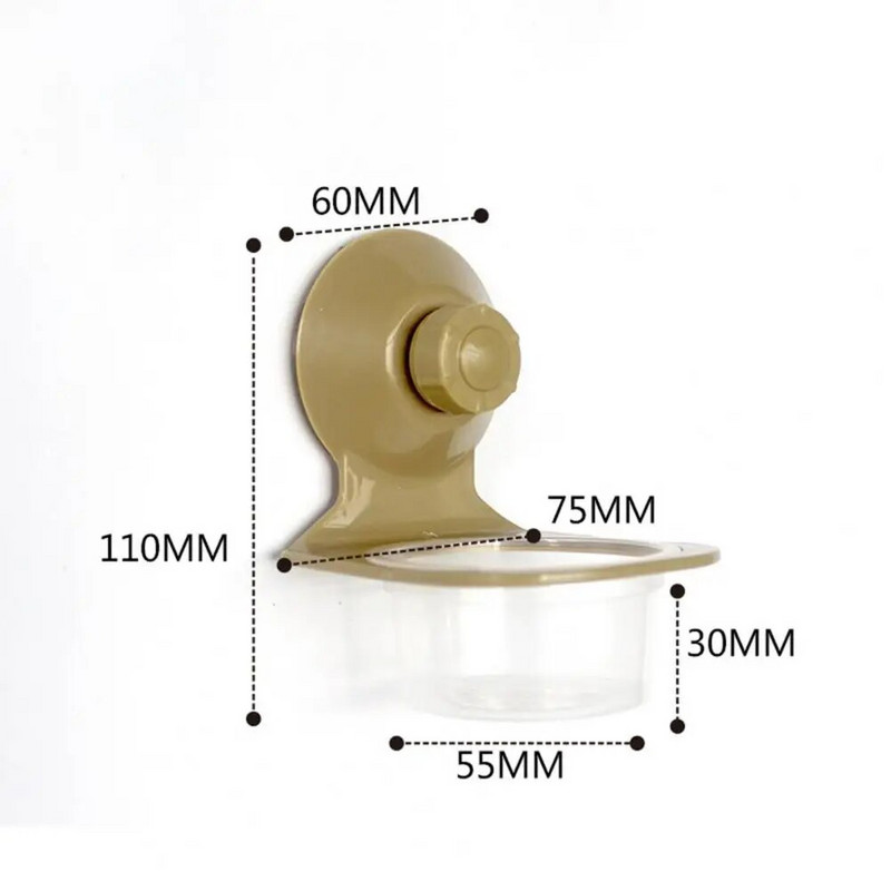 Crawler Pet Feeder Πρακτική τροφή για ερπετά κρεμαστά μονή διπλή λεκάνη Κατσαρόλα με ισχυρή αναρρόφηση ερπετό νερό λεκάνη