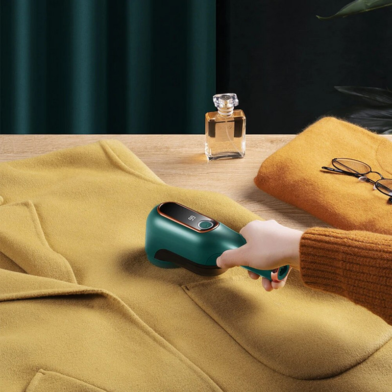 Pārnēsājams elektriskais auduma skuveklis apģērba mēbelēm — bez pūlēm noņemiet pūkojumu un savārstījumus