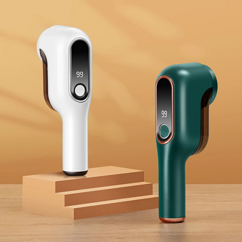 Elektromos szövetborotva 6 lapos pengével, USB újratölthető szövedékeltávolítóval, digitális kijelzővel, hordozható ruházati bútorokhoz